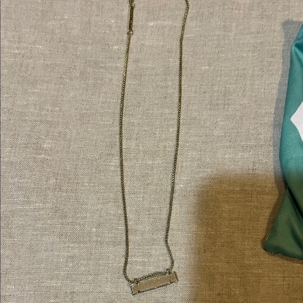 Kendra Scott Gold Bar Necklace